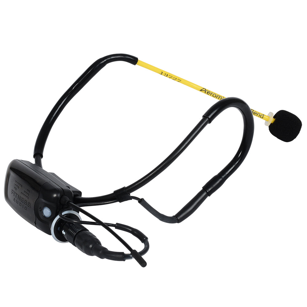 Professional UHF Mini TX Aeromic & MTU8 Wireless Headset Microphone for Fitness Instructors - Perfect for Gym Workouts, Dance Classes & Live Performances