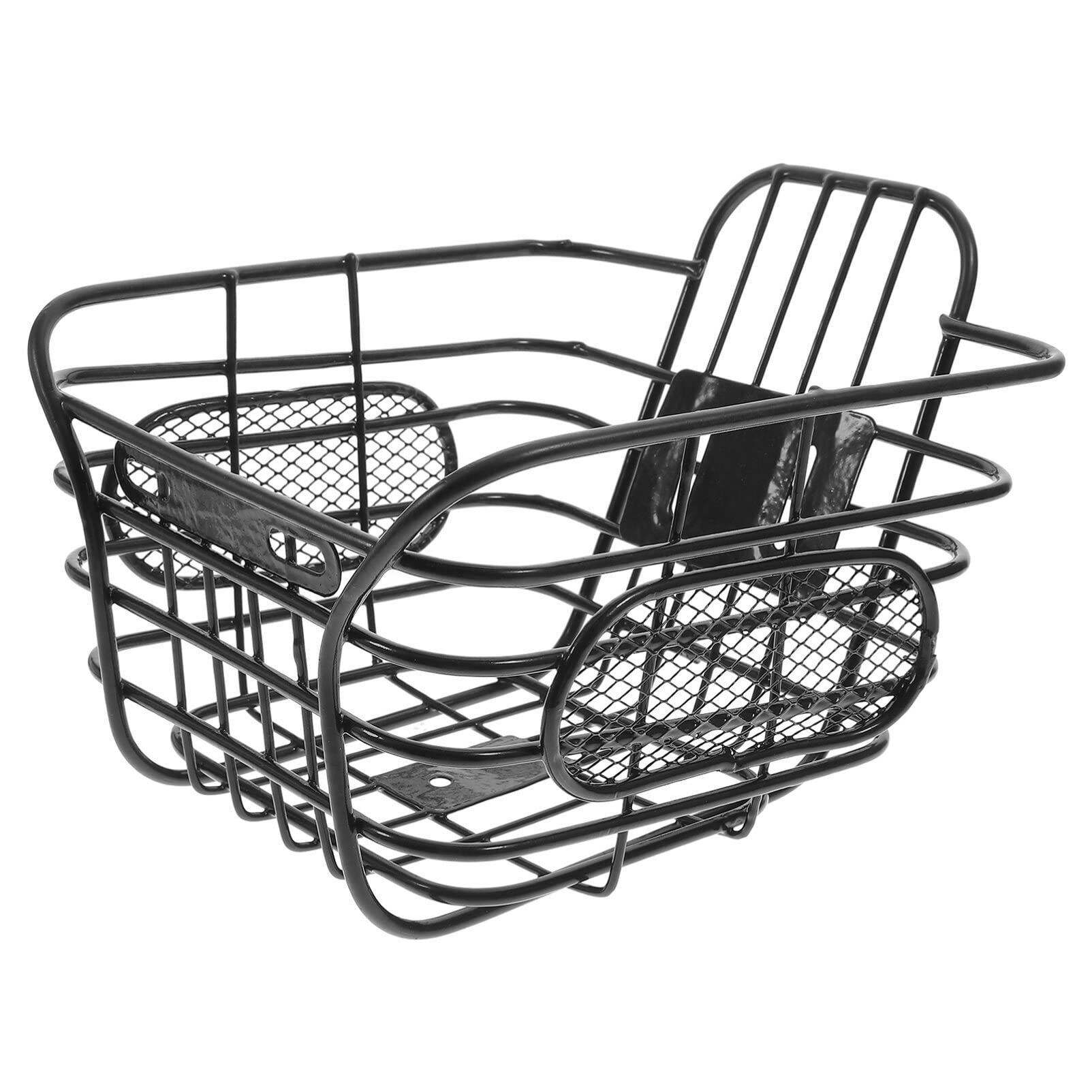 Abaodam Iron Front Handlebar Bike Basket - Durable Bike Storage Accessory for Cycling, Commuting & Shopping
