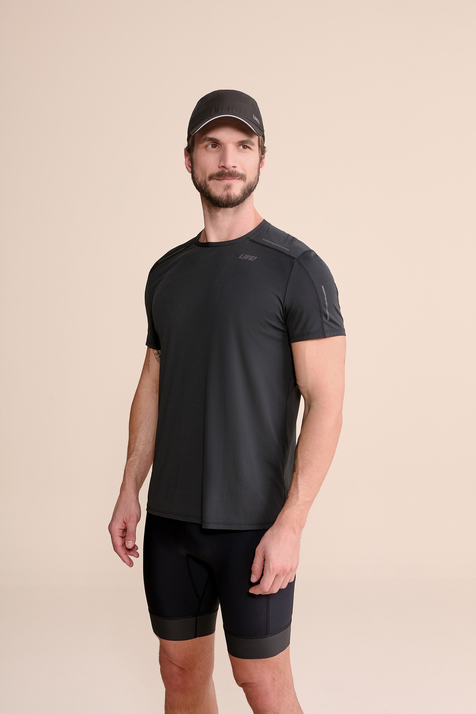 Men's Comfortable BioStretch Reflex T-Shirt - Breathable & Stretchy Casual Tee for Gym, Workout & Everyday Wear