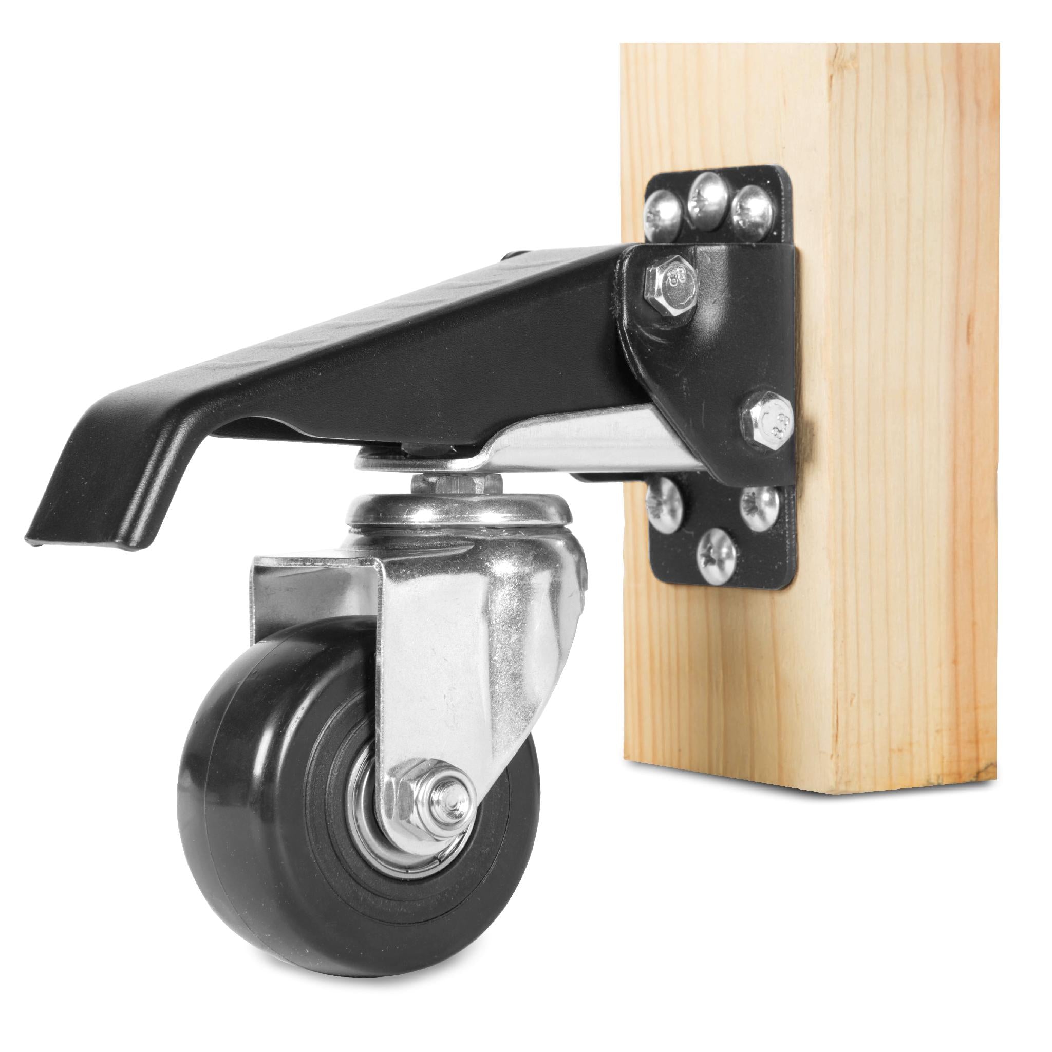 WEN CA3060 Heavy Duty Retractable Workbench Casters - 800 lb Capacity, 3