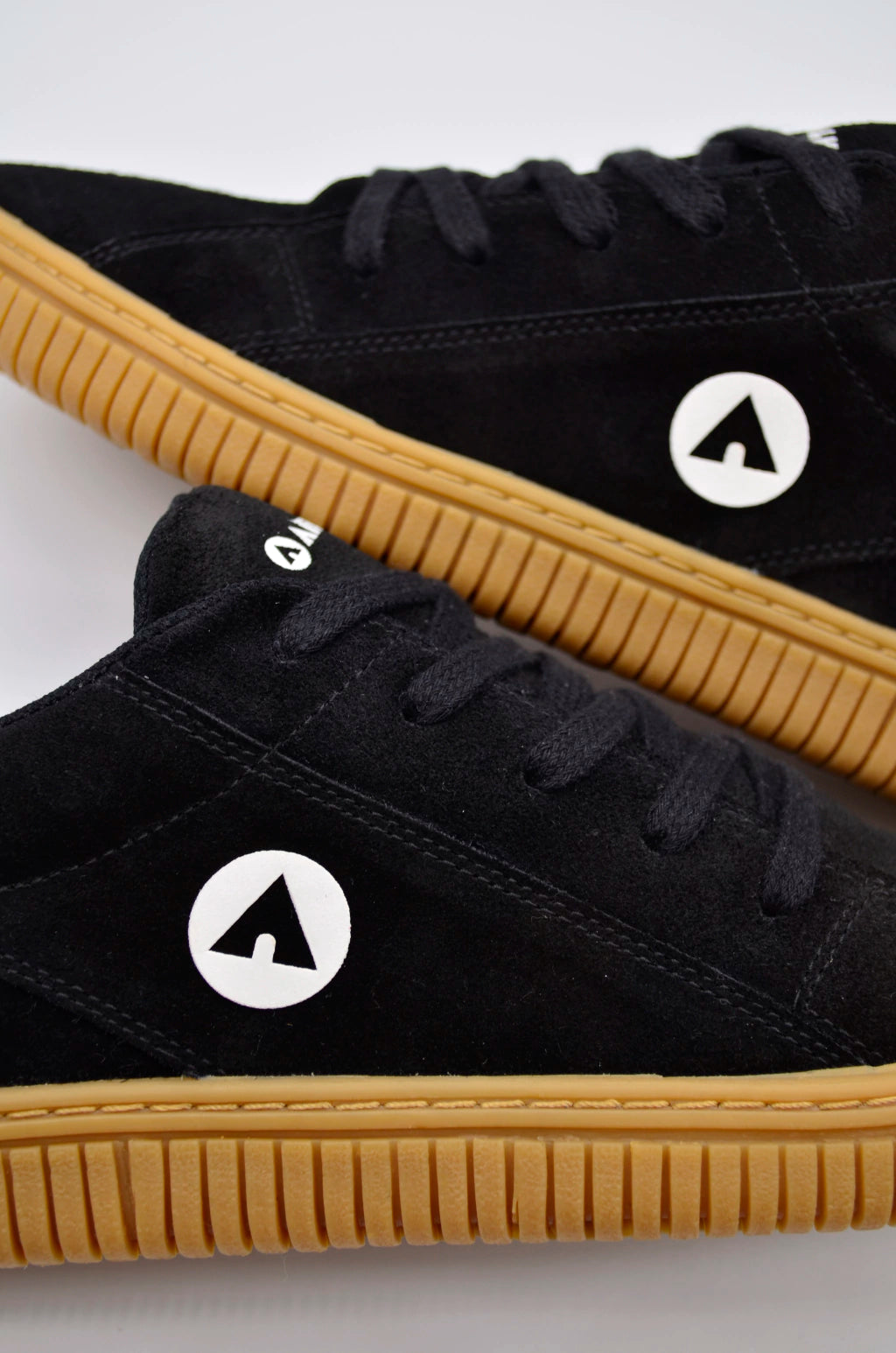 Air Walk H One Black Gum Sneakers - Comfortable Casual Shoes for Men & Women - Perfect for Walking, Running, and Everyday Wear