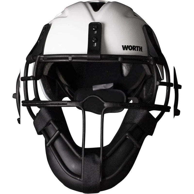 Worth Legit Protective Softball Pitcher's Mask LGTPH - Lightweight Face Guard for Fastpitch Softball Players - Perfect for Practice, Games & Tournament Play