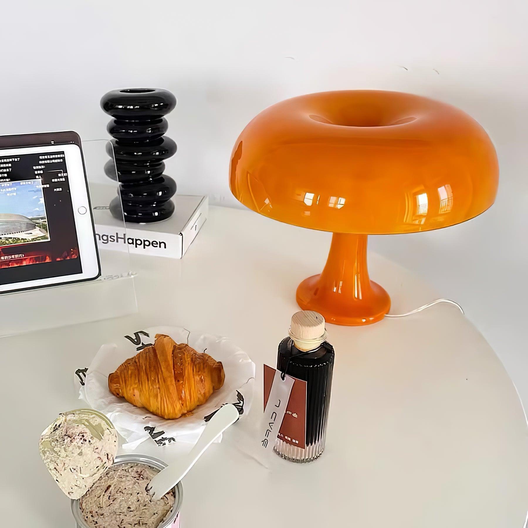 Whimsical Mushroom Table Lamp - Cute Nightstand Light for Kids Room, Nursery, or Cozy Reading Nook - Perfect Bedside Decor & Soft Ambient Lighting