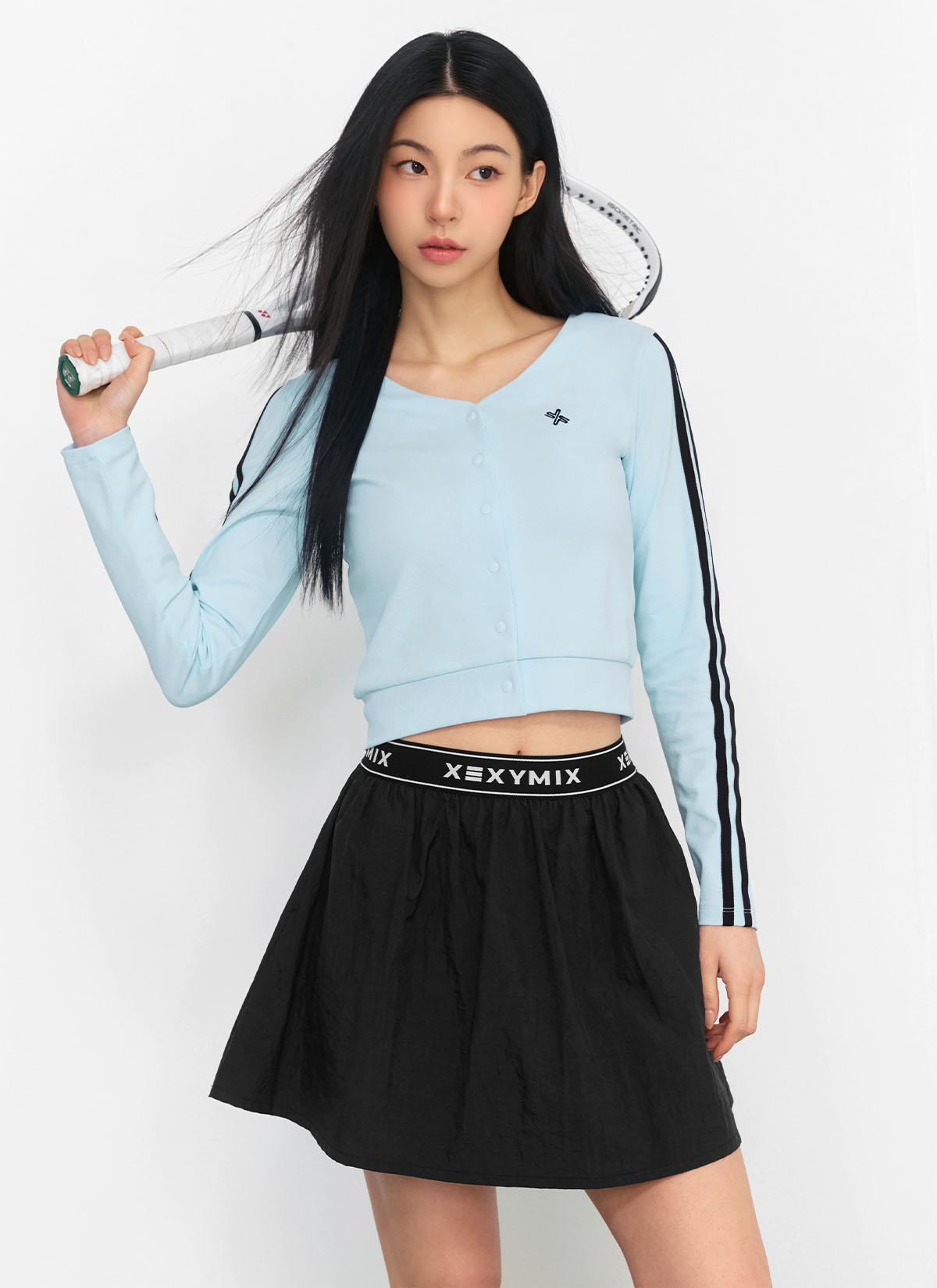Eco Dex Color Block Crop Cardigan - Stylish Women's Knit Sweater for Casual Outfits & Layering | Perfect for Fall, Winter & Spring Fashion