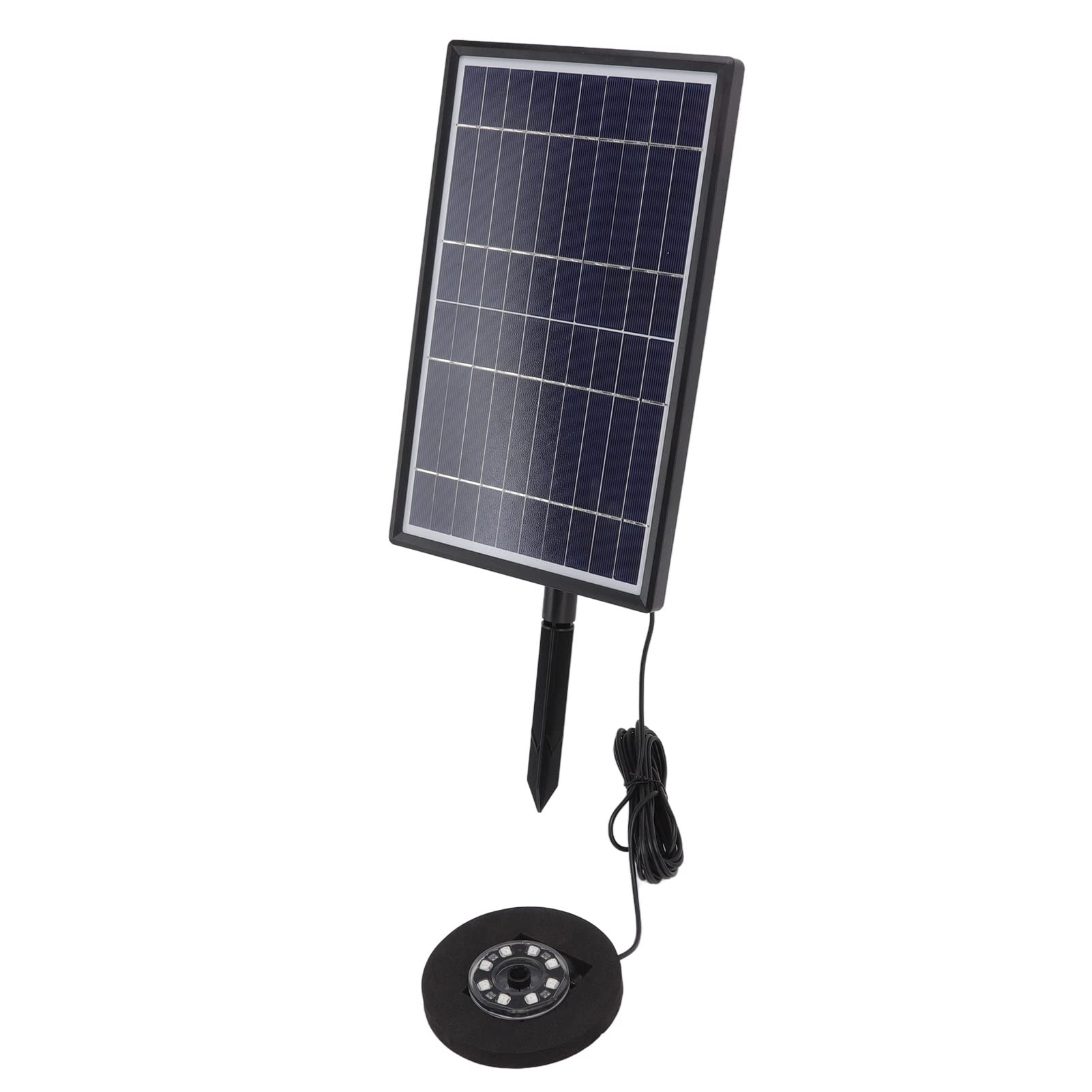 Tgoon Solar Fountain Pump Kit - 12 Nozzles, Multiple Stream Modes, Anti-Clogging & Split Type Design for Outdoor Garden Decor | Perfect for Backyard Ponds, Bird Baths & Water Features