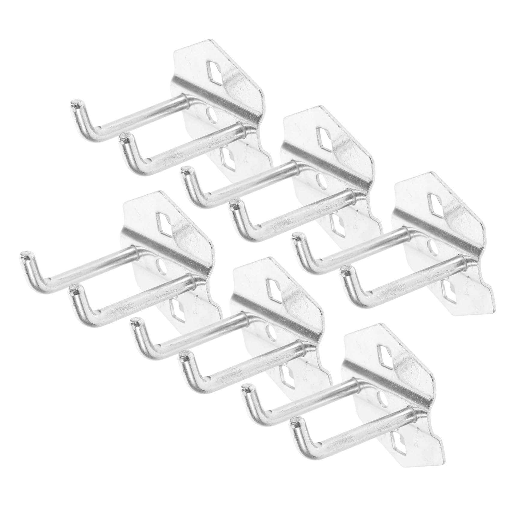 CANIGHT 6pcs Metal Pegboard Hooks - Garage Tool Organizer for Home & Workspace