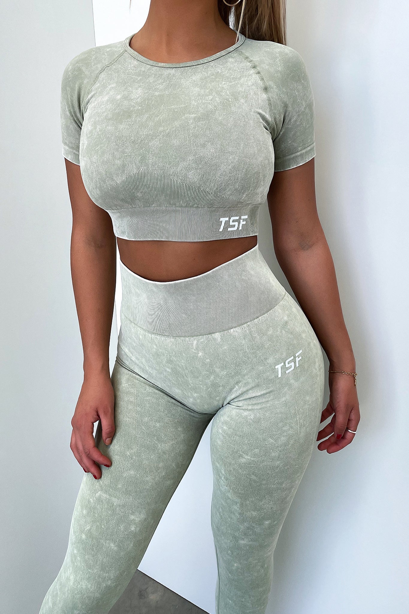Caz Women's Short Sleeve T-Shirt - Soft Cotton Casual Top in Sage Green | Perfect for Everyday Wear, Summer Outfits & Layering