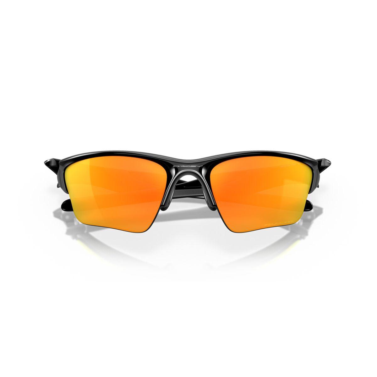 Oakley Half Jacket 2.0 XL Sunglasses - Polished Black Frame with Fire Iridium Polarized Lenses - Model 0OO9154 915416 - Perfect for Running, Cycling & Outdoor Sports