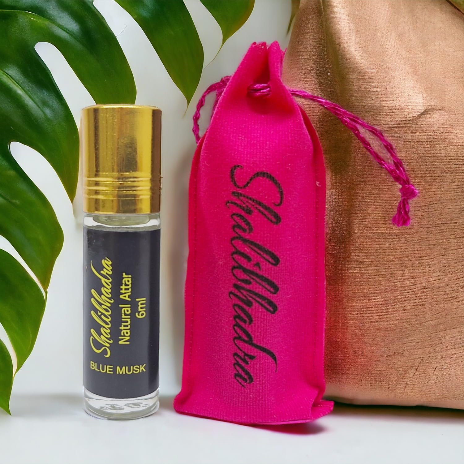 Shalibhadra Blue Musk Attar Perfume | Alcohol-Free Long Lasting Roll-On | Floral Scent for Men & Women | 6ML Luxury Unisex Fragrance | Perfect for Daily Wear, Special Occasions & Gifting