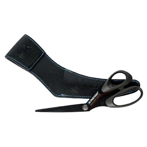 Professional Kinesiology Tape with Pro Scissors - Black (24-4960) for Sports Injury Recovery & Muscle Support - Ideal for Athletes, Physical Therapy & Pain Relief