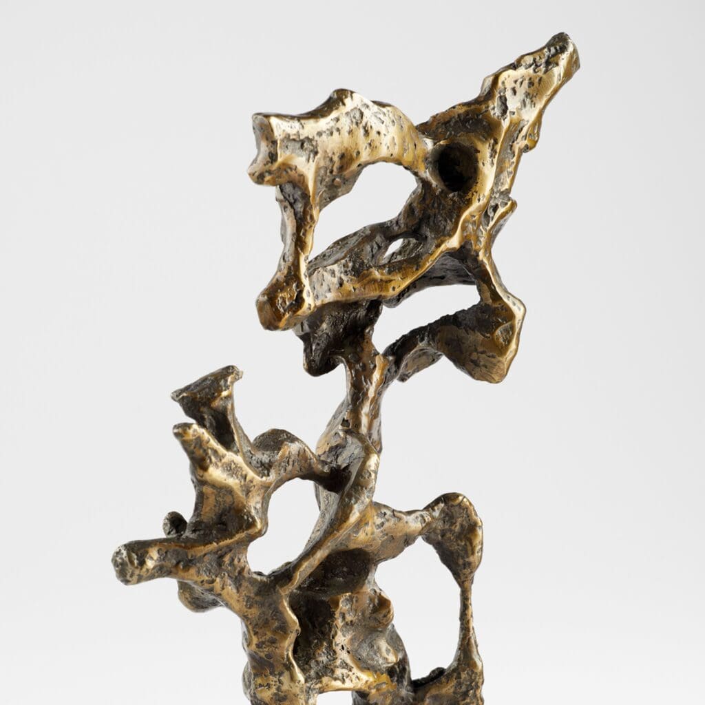 Cyan Design 11462 Tumultus Bronze Sculpture - Modern Abstract Art Decor for Home, Office & Garden