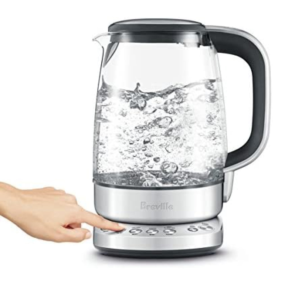 Breville BKE830XL 1.7L Smart Electric Kettle with IQ Technology - Fast Boiling, Variable Temperature Control for Coffee, Tea & Cooking - Perfect for Home & Office Use
