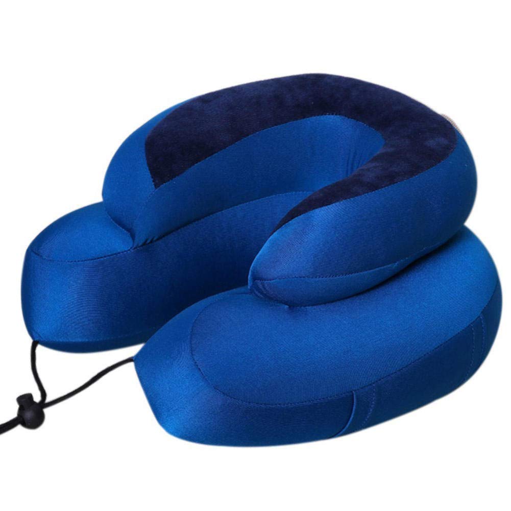 HJPOQZ U-Shaped Travel Pillow with Nano-Particles - Ergonomic Neck Support for Airplane, Car & Office Use - Comfortable Sleep Headrest for Travel Accessories - Perfect for Long Flights, Road Trips & Work Breaks