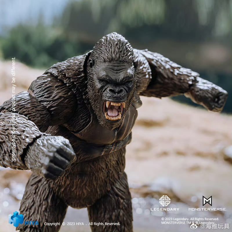HIYA 6-inch 15cm Kong Skull Island Action Figure - Exquisite Basic Series Reissue | Collectible Movie Toy for Display & Play