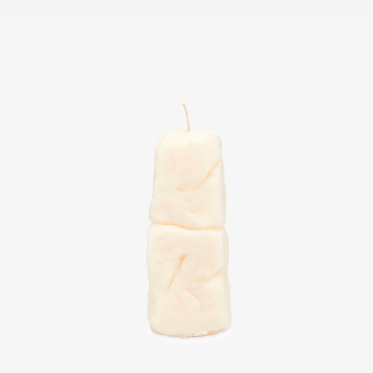 Unscented Soy Wax Small Rock Candle - Natural Decorative Candle for Home, Office, and Meditation Spaces