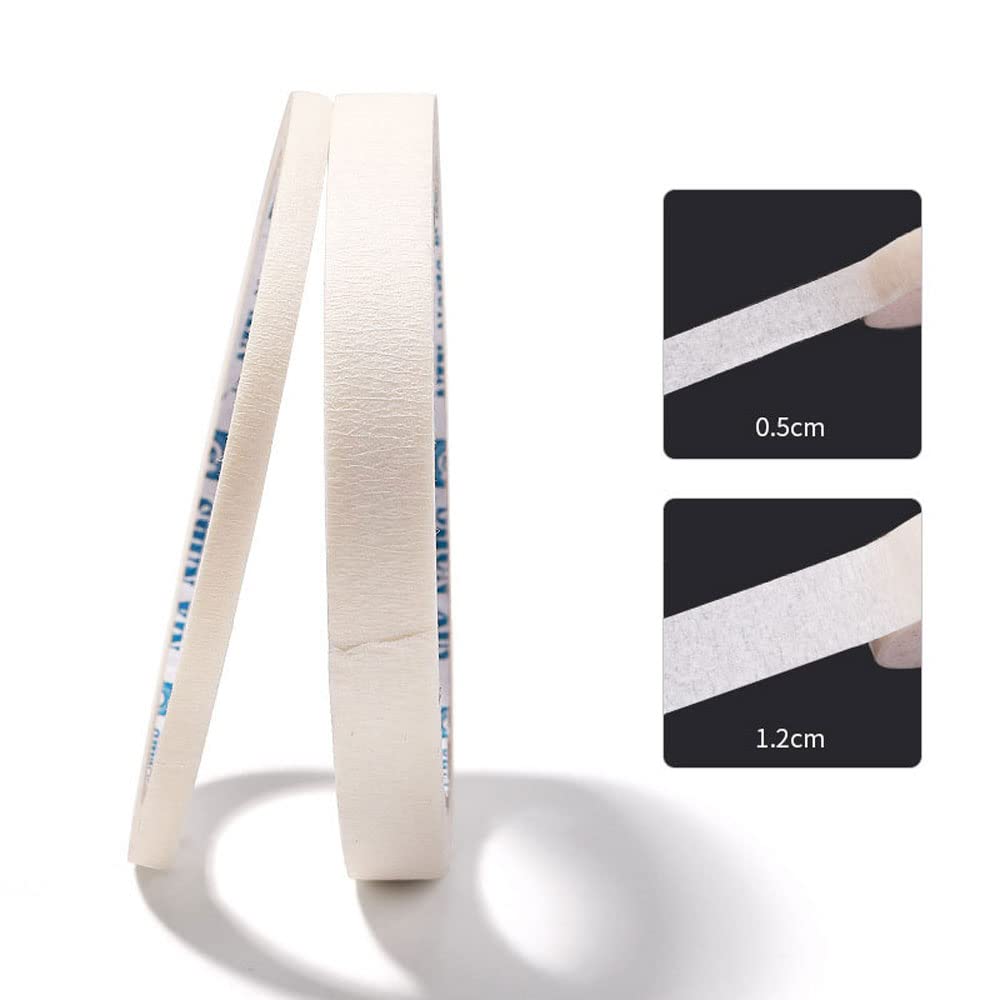 2pcs Nail Art Striping Tapes 0.5cm+1.2cm for DIY Nail Design - Salon & Home Use