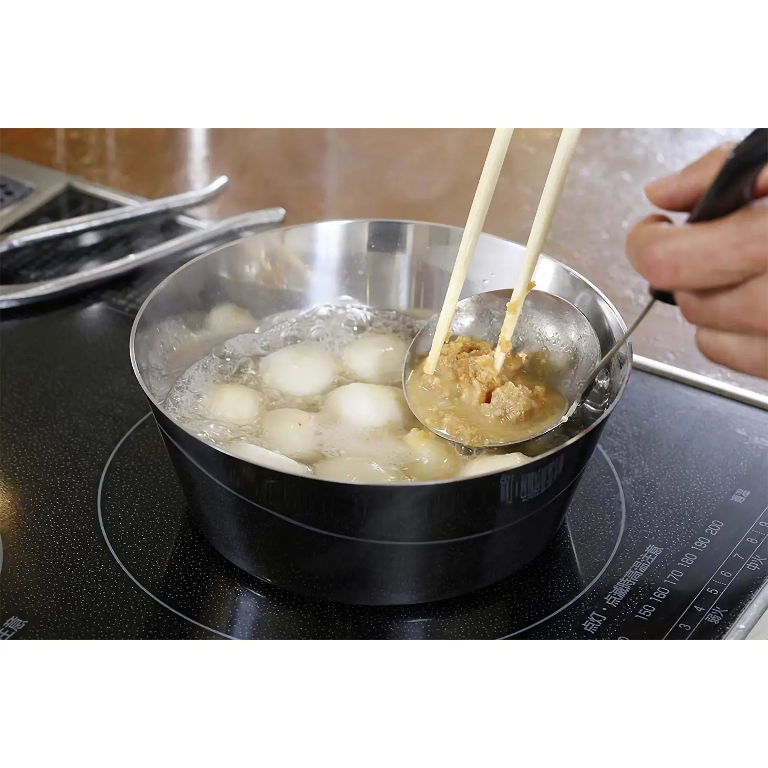 EBM Molybdenum Steel Yattoko Pot - Premium Japanese Cooking Pot for Home & Professional Kitchens | Perfect for Soups, Stews & Slow Cooking