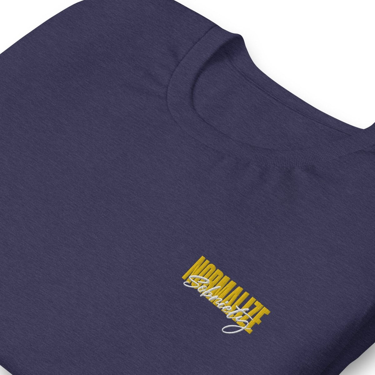 Normalize Sobriety Embroidered T-Shirt - Comfortable Cotton Tee for Sober Living & Recovery Support - Perfect for AA Meetings, Sober Events & Everyday Wear