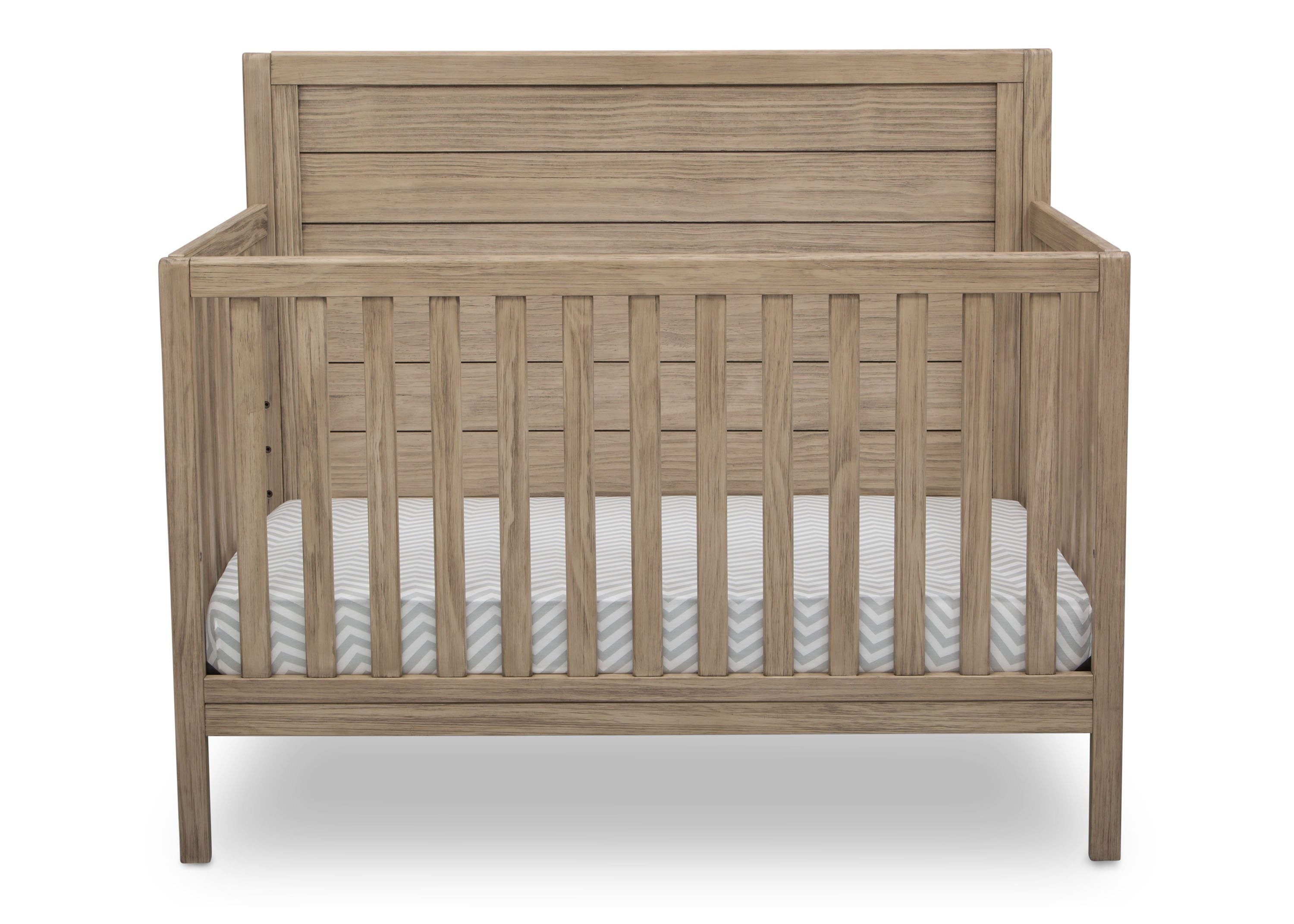 Cambridge 4-in-1 Convertible Baby Crib - White Nursery Furniture for Newborn to Toddler Bed | Perfect for Modern Nursery, Bedroom & Daycare Use