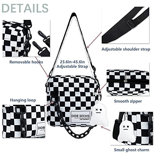 DOB SECHS Women's Small Crossbody Purse - Stylish Messenger Shoulder Bag for Everyday Use, Travel & Work | Compact & Lightweight Design