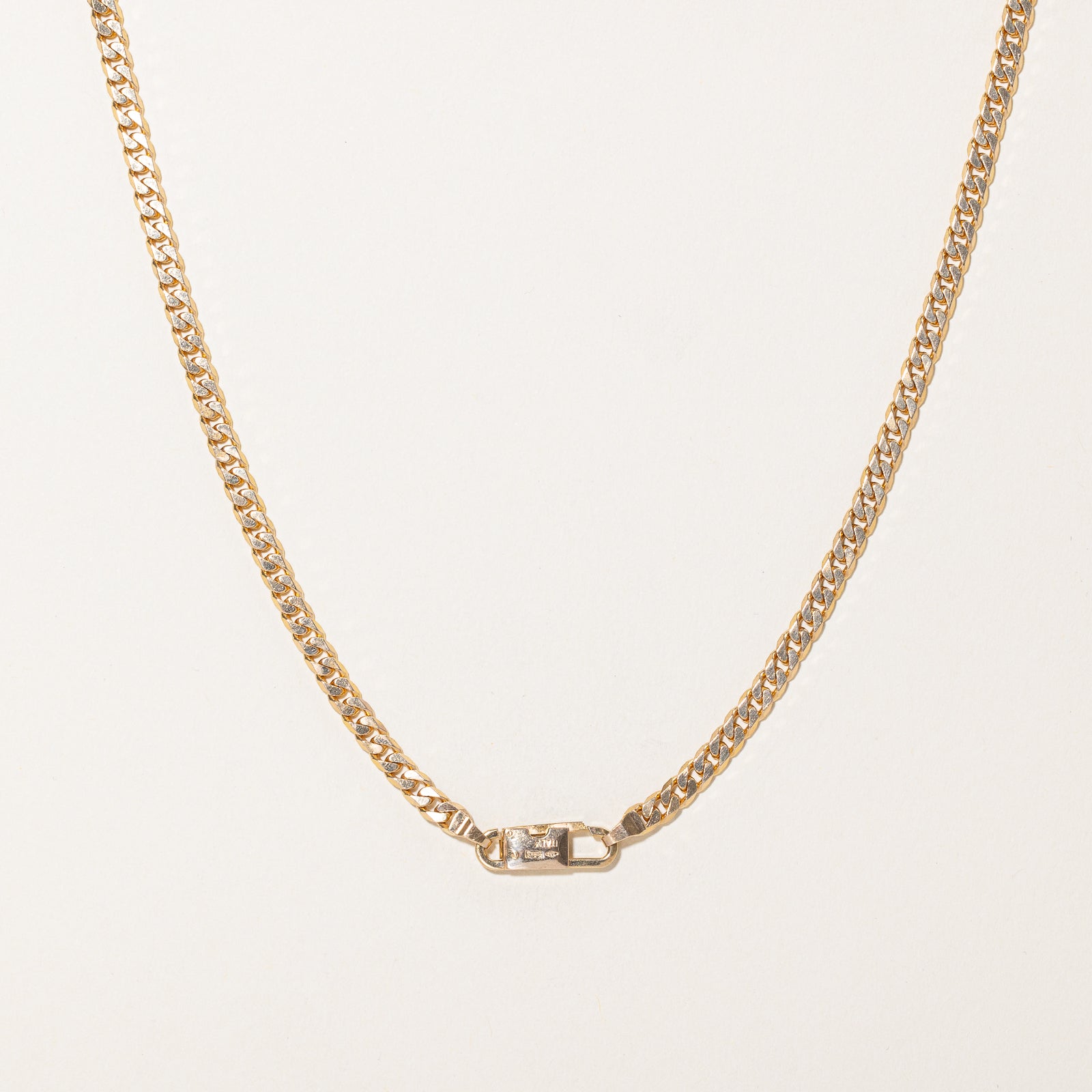 14K Yellow Gold Curb Link Chain Necklace for Women | 3.89mm Width | 26 Inch Length | Elegant Layering Piece for Everyday Wear & Special Occasions
