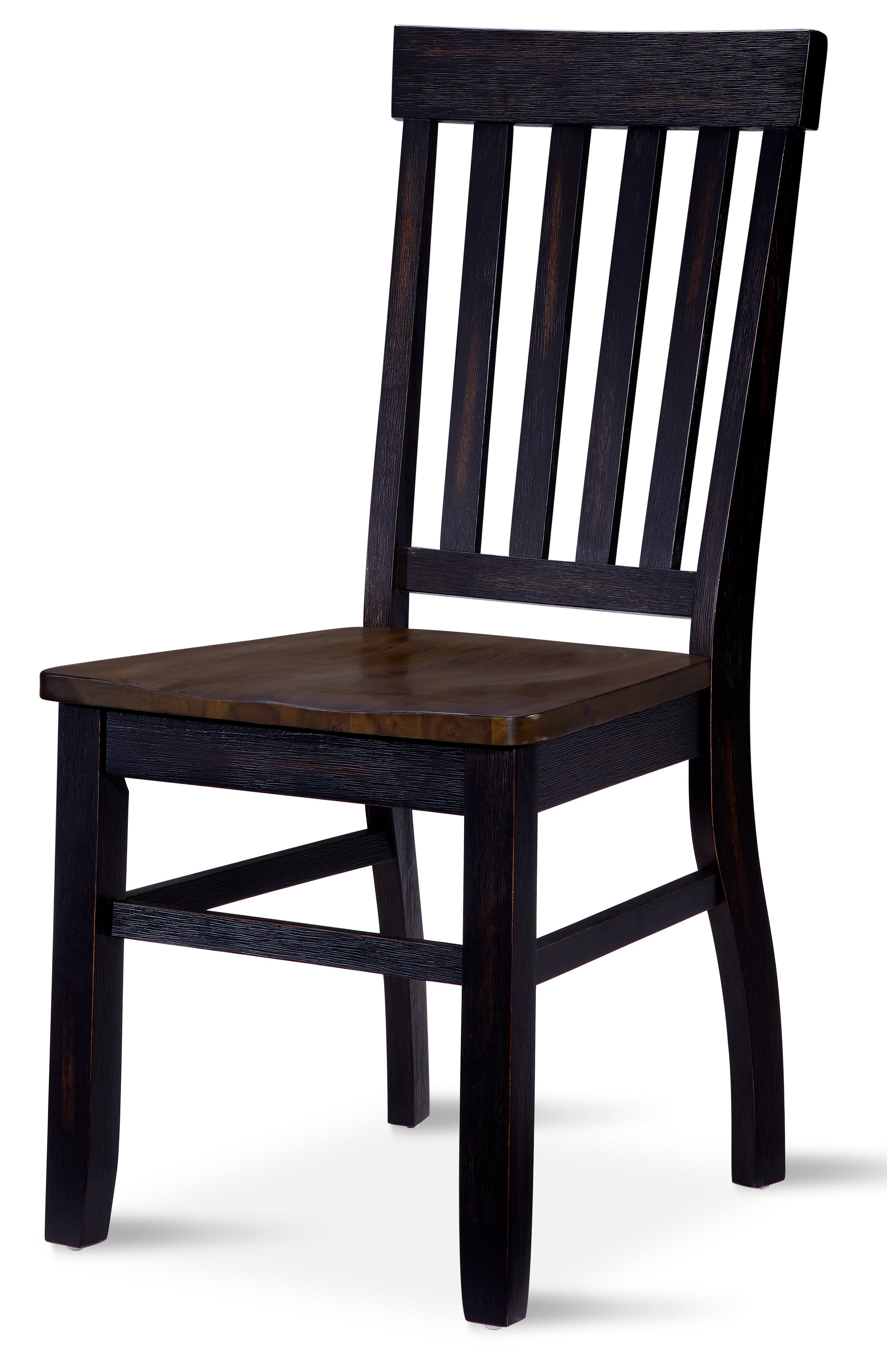 Caylie Noir 5-Piece Dining Set - Modern Ebony & Driftwood Finish - Perfect for Small Spaces, Apartments, and Cozy Kitchens