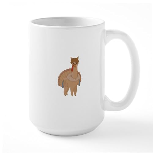 White - Thanksgiving Llama Mugs