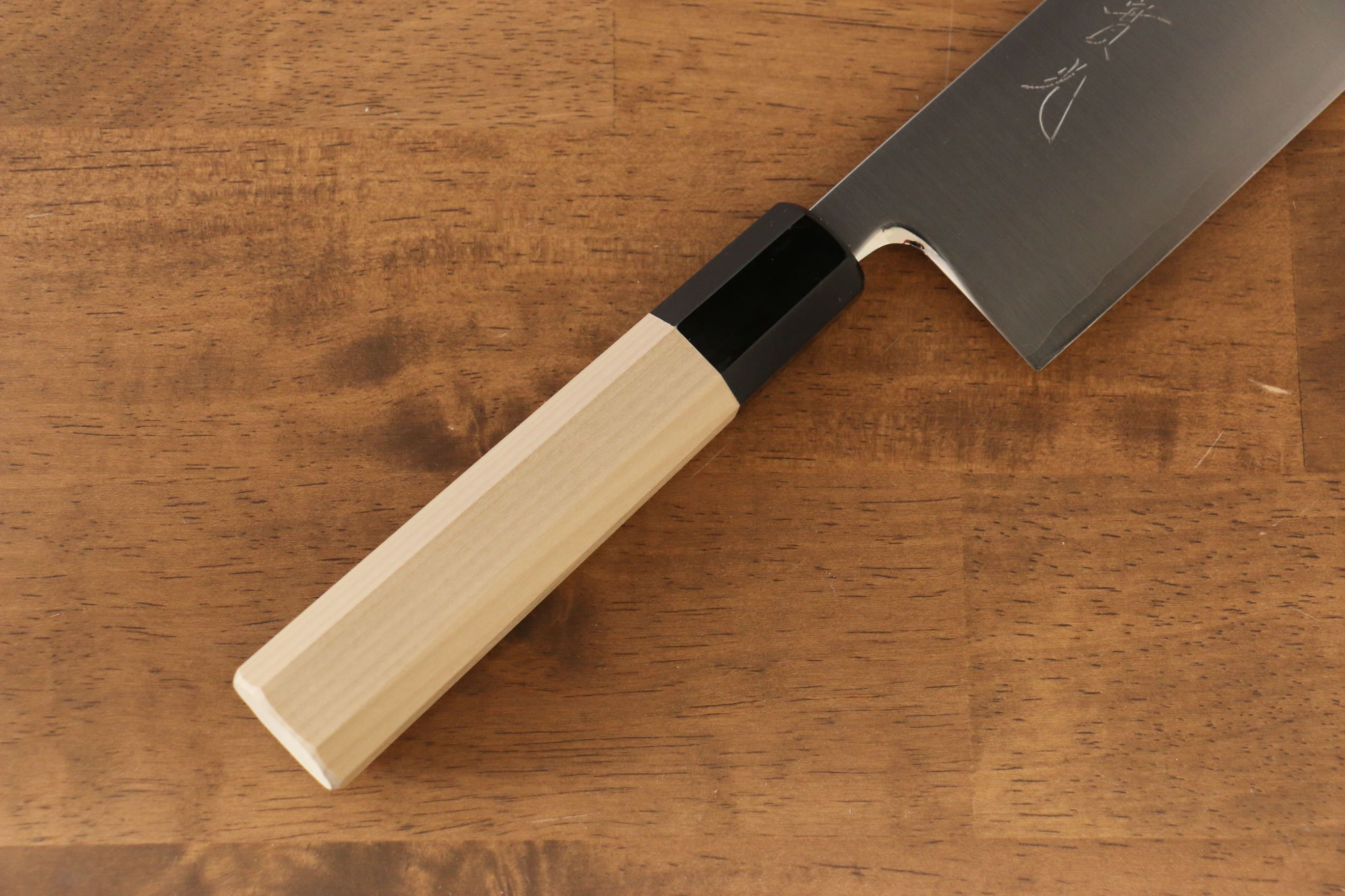 Premium Jikko SG2 Nakiri Japanese Vegetable Knife 165mm with Magnolia Wood Handle - Perfect for Slicing, Dicing & Precision Vegetable Prep in Professional & Home Kitchens