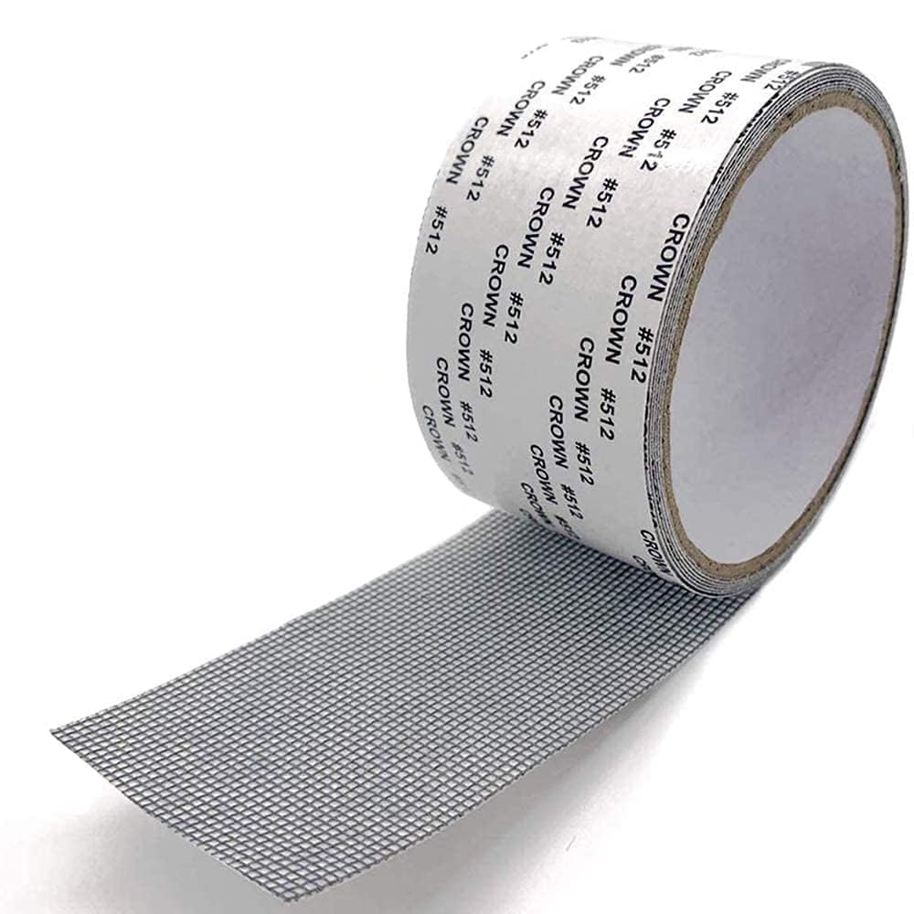 SHUTTLE ART Window Screen Repair Tape - Strong Adhesive & Waterproof Mesh Patch for Door & Window Screens - Fix Tears & Holes in Mosquito Nets - Perfect for Home, RV, and Outdoor Screen Repair