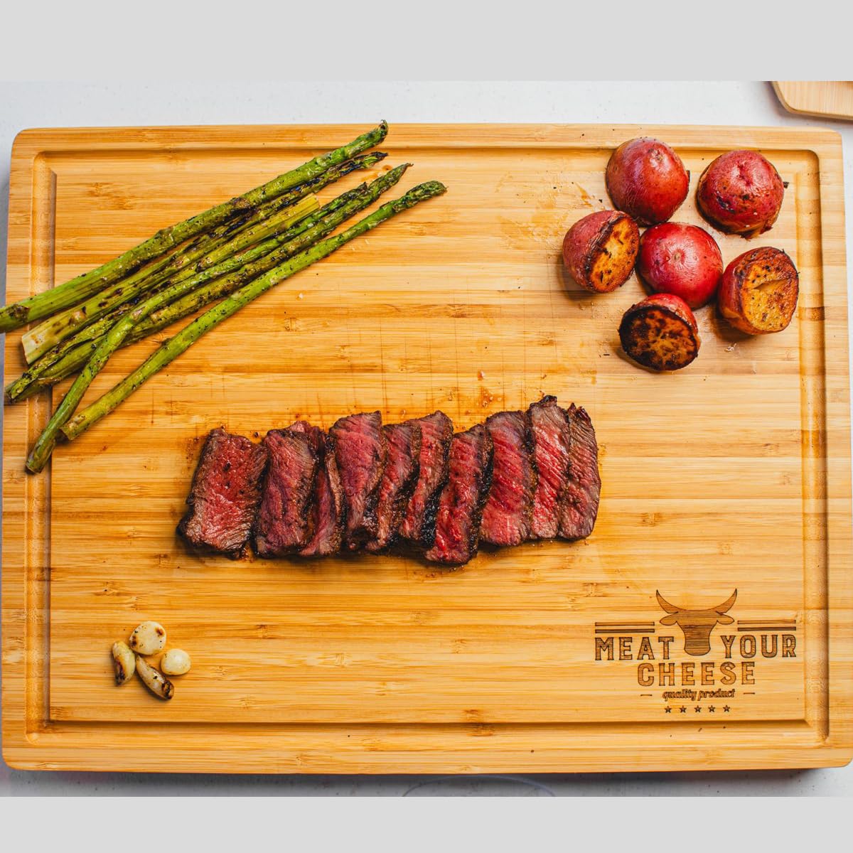 Premium Australian Wagyu Flat Iron Steak 8oz (4 Pack) - Grass Fed, Grain Finished, No Hormones - Tender & Juicy for Grilling, BBQ, and Fine Dining