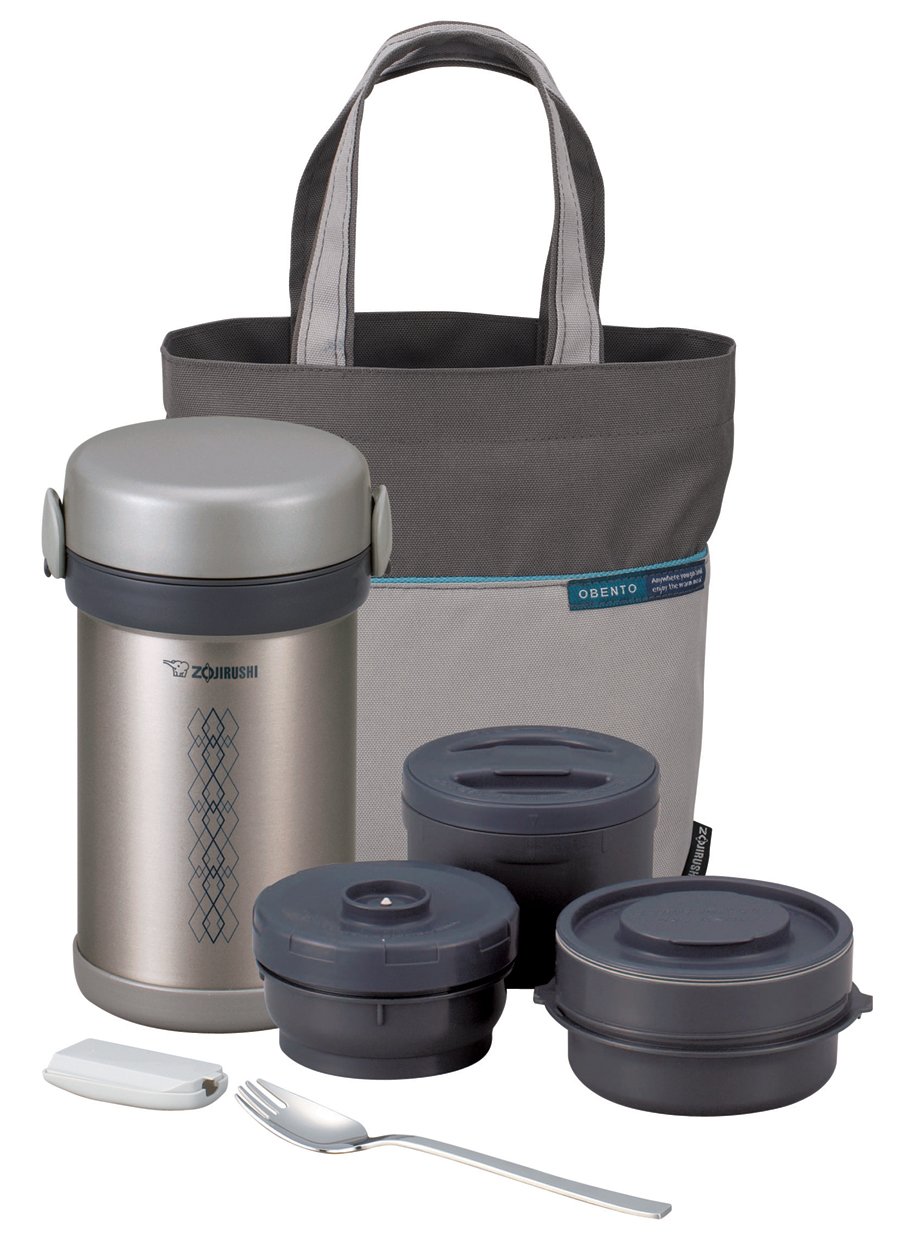Zojirushi SL-NCE09 28.5-Ounce Stainless Steel Vacuum Insulated Lunch Box - Ms. Bento Series | Perfect for Office, School & Travel | Keeps Food Hot or Cold for Hours