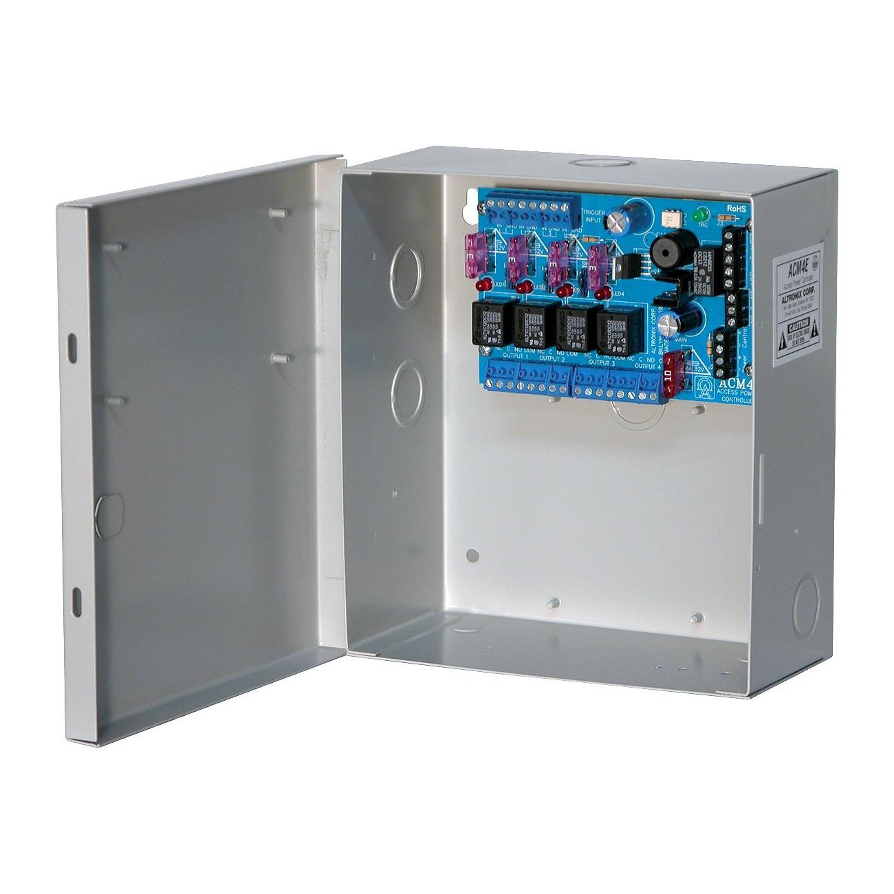 Altronix ACM4E Power Module - 4-Channel Power Supply for Security & Access Control Systems | Ideal for CCTV, Door Entry, and Alarm Installations