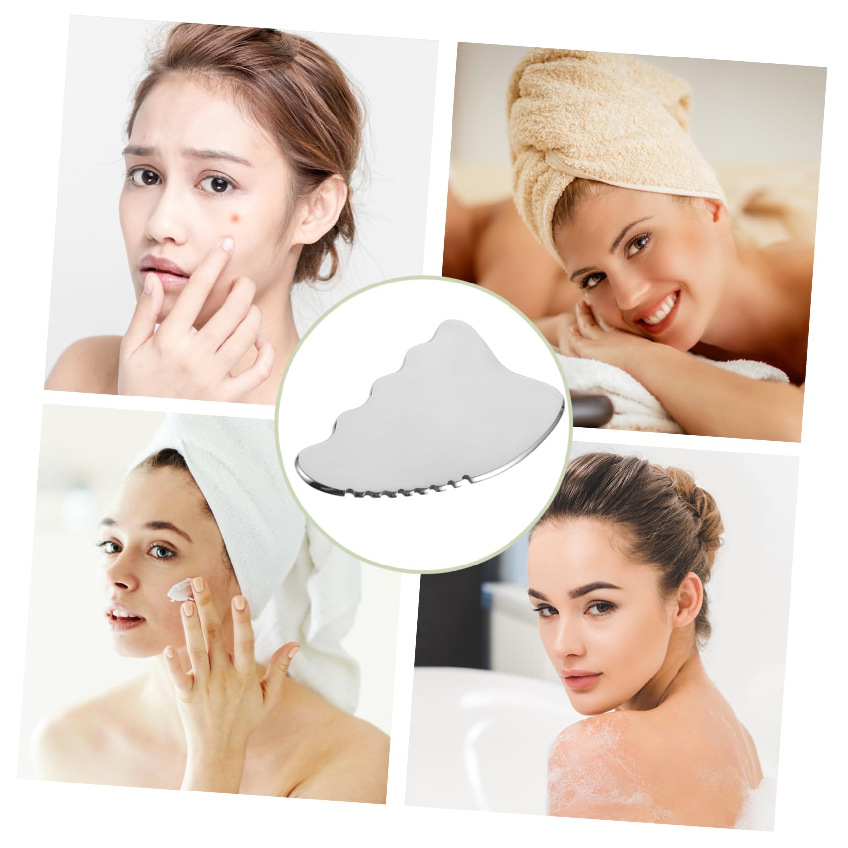 FOMIYES Facial Massager Tool - Manual Skin Care Massager for Face & Body, Head Scratcher - Reduce Wrinkles & Improve Circulation - Perfect for Home Spa & Relaxation Therapy