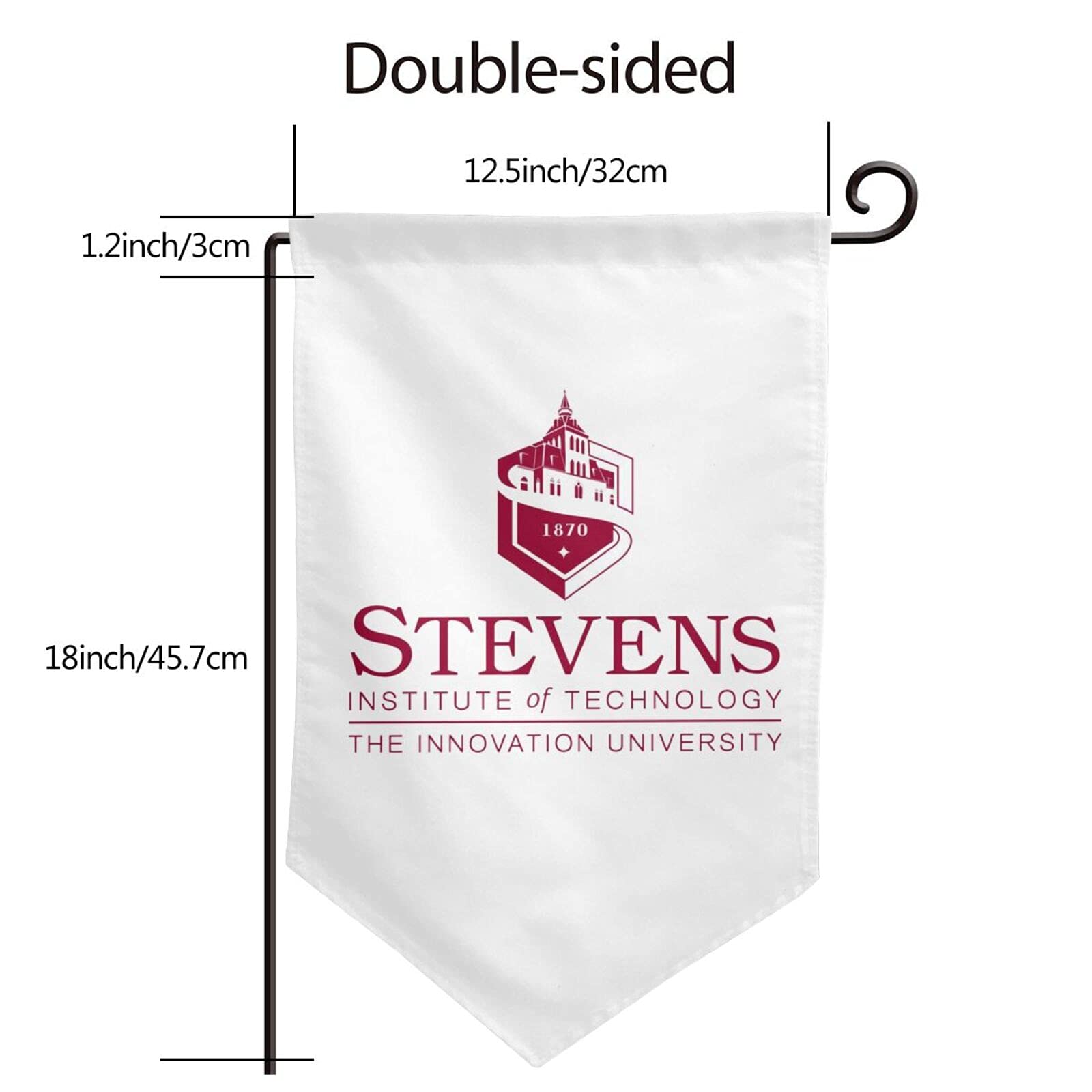 Stevens Institute of Technology Double Sided Garden Flag - Outdoor Indoor Home Yard Decor for College Alumni Fans, Perfect for Game Day, Graduation Gifts & School Spirit Displays