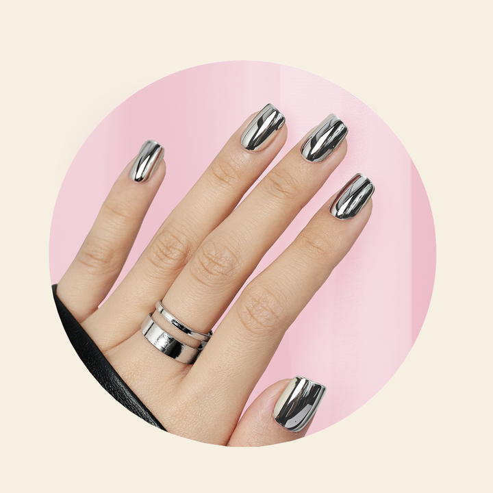 MITTY Unicorn Press on Nails - Glamorous False Nails with Stickers & Glue - Perfect for Parties, Weddings & Special Occasions
