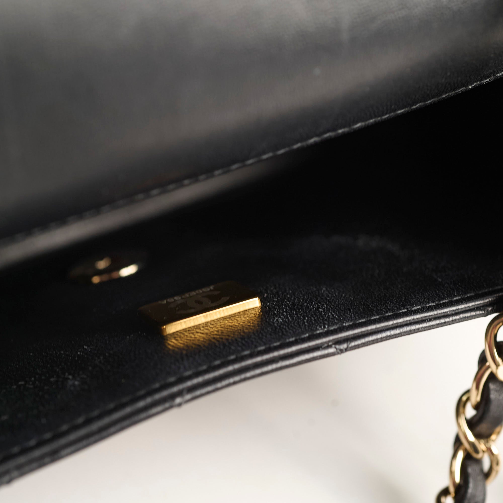 Chanel Mini Rectangular Bag Black Lambskin Leather with Microchip 2022 - Luxury Crossbody Purse for Women, Perfect for Date Night & Evening Events