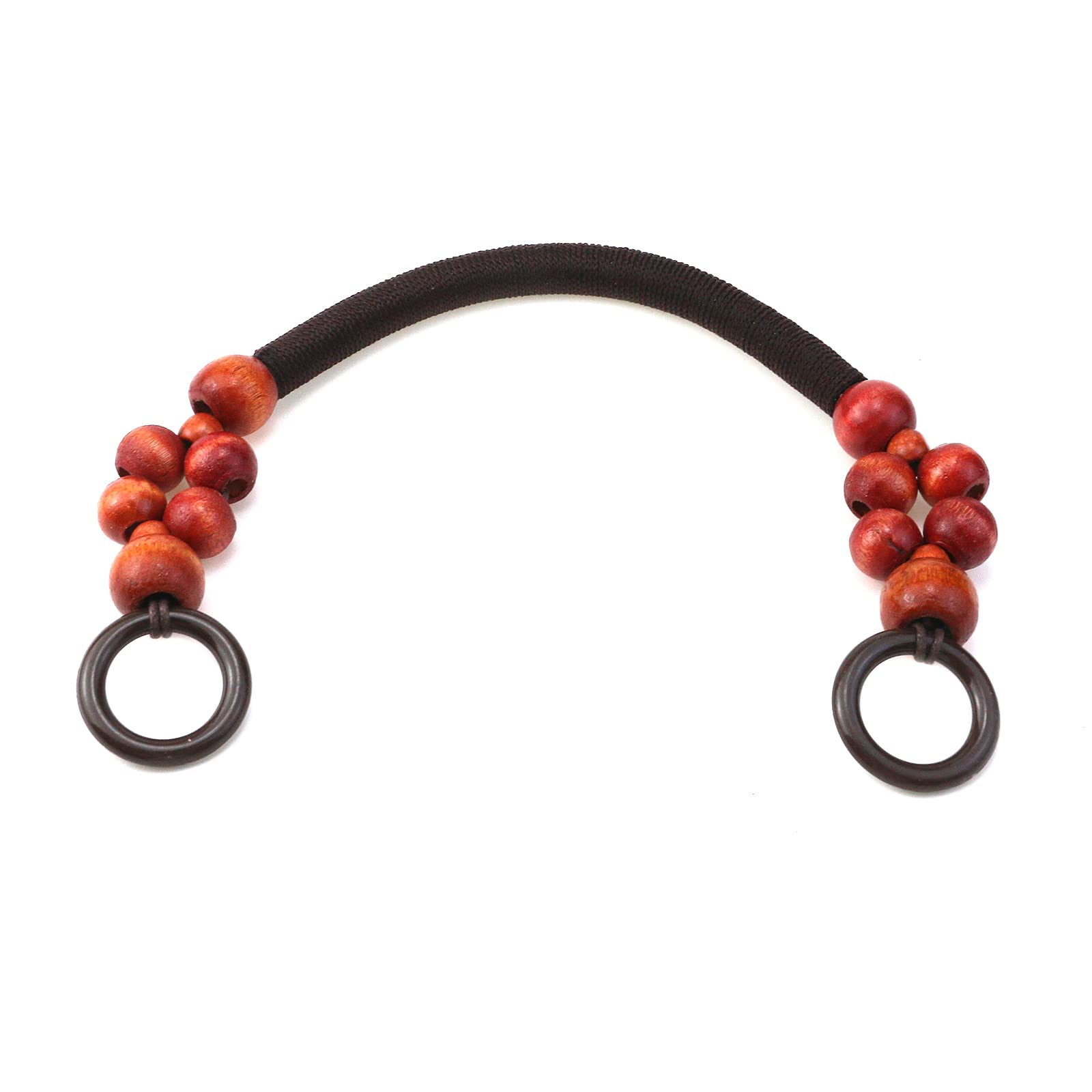 Semetall 4Pcs Wooden Beaded Bag Handles - 18.9