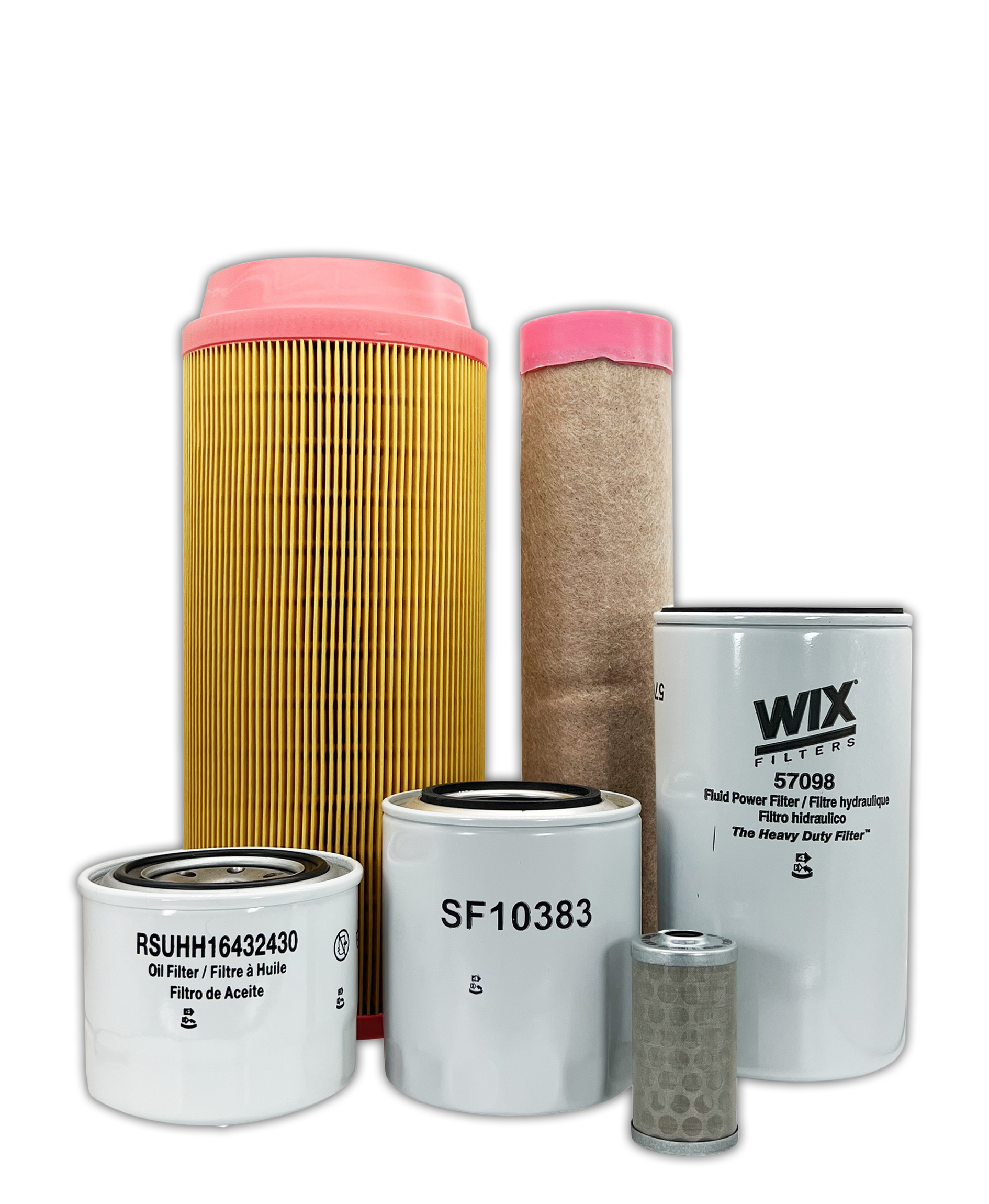Kubota L4060DT Tractor Maintenance Filter Kit by HERO® - Air, Oil & Fuel Filters Replacement Set for Farm Equipment & Agricultural Machinery