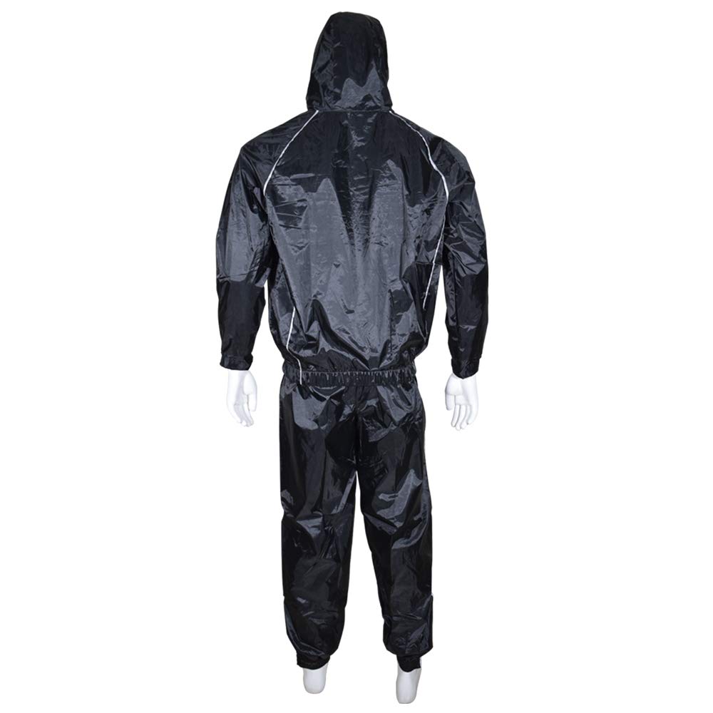 MRX Heavy Duty Sweat Suit for Men & Women - Waterproof Workout Training & Exercise Sauna Suit - Weight Loss Track Suits Set for Gym, Running & Fitness Training