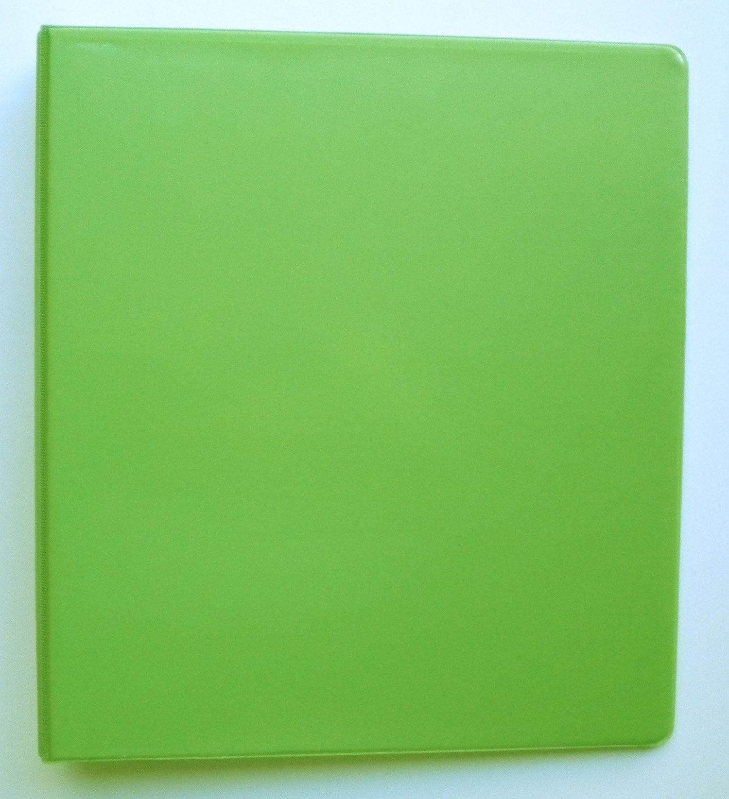 3 Ring 1 Inch Binder with Lime Cover - Holds 8.5 x 11 Inch Paper - Perfect for School, Office & Home Organization