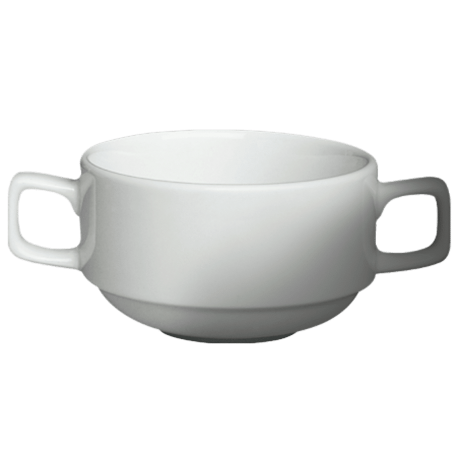 Premium Cameo Dynasty 11 Oz Porcelain Soup Cup - Elegant Dining & Microwave Safe - Perfect for Restaurants, Home Kitchens & Gifts