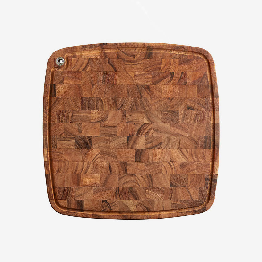 Premium Acacia Wood Chopping Block - Extra Large Cutting Board for Kitchen - Perfect for Meat, Vegetables & Bread - Natural Wooden Butcher Block for Chefs & Home Cooks - Ideal for Food Prep, Serving & Entertaining