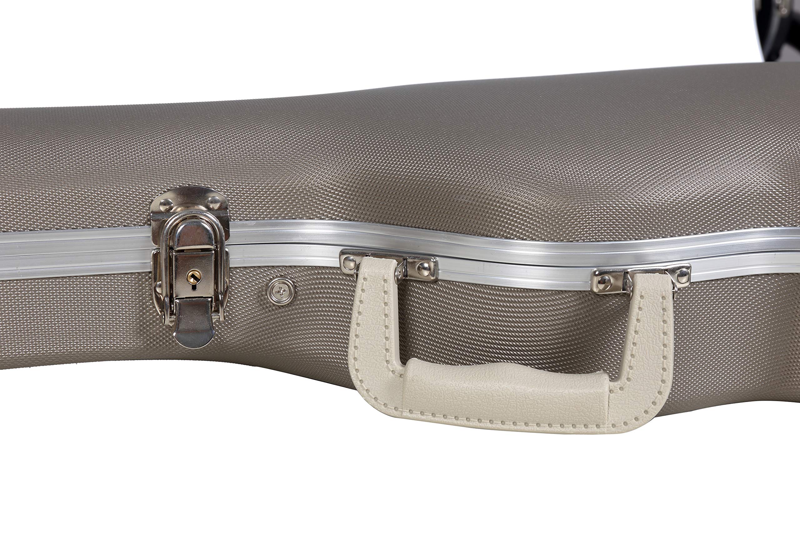 Premium Crossrock Baritone Ukulele Case with Adjustable Backpack Straps - Champagne Color (CRA800BUCH) | Durable Protection for Travel, Performances & Music Lessons