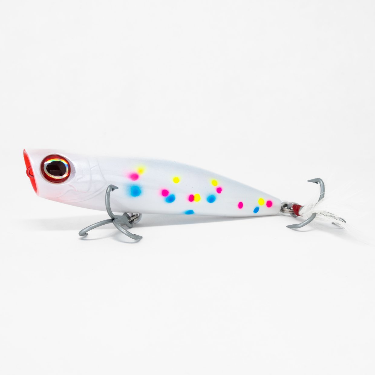 Dark Matter Fishaholic Pulsar Popper Fishing Lure - Topwater Bass Fishing Bait for Freshwater & Saltwater - Perfect for Morning & Evening Fishing Trips