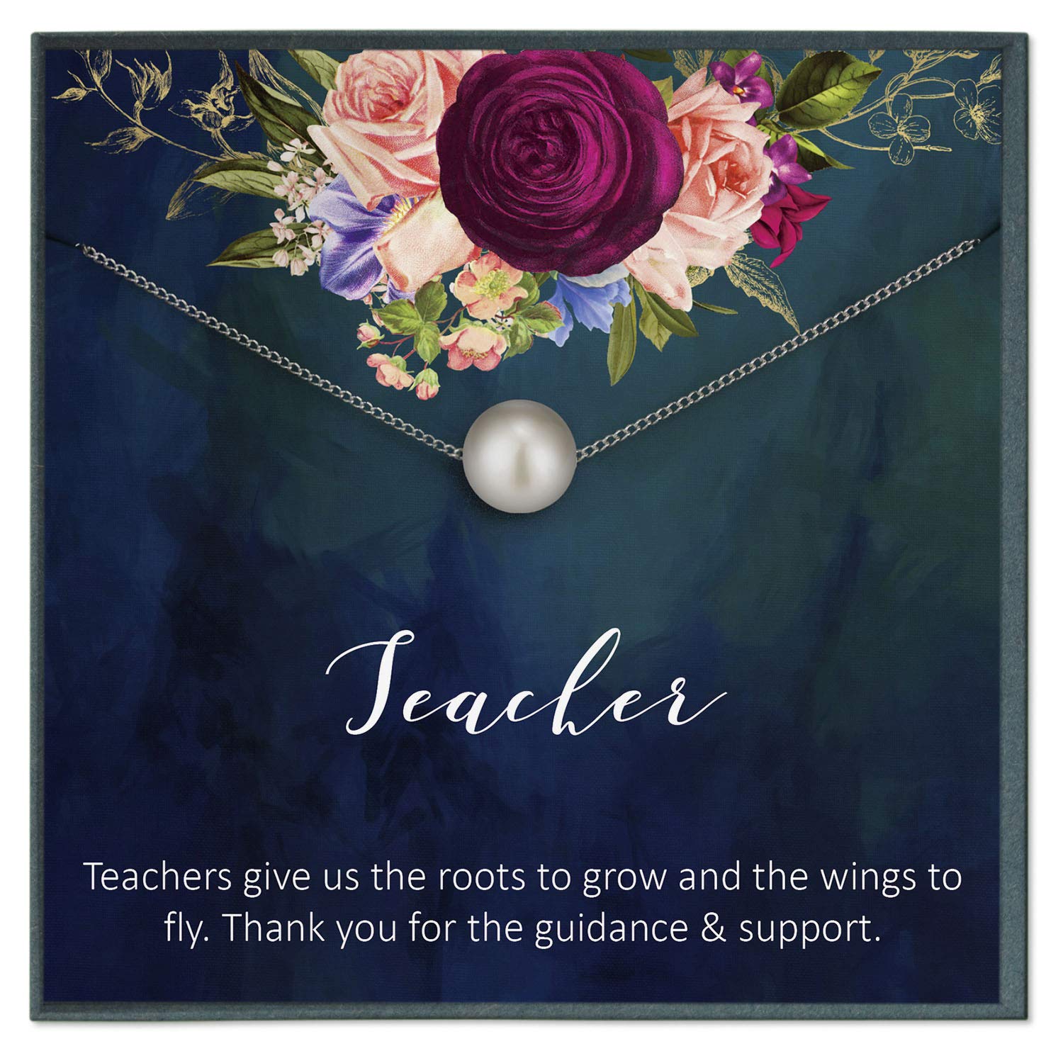 Grace of Pearl Thank You Gifts for Nurses - Elegant Appreciation Necklace for Caregivers, RNs & Healthcare Workers | Perfect Nurse Week, Retirement & Recognition Gifts