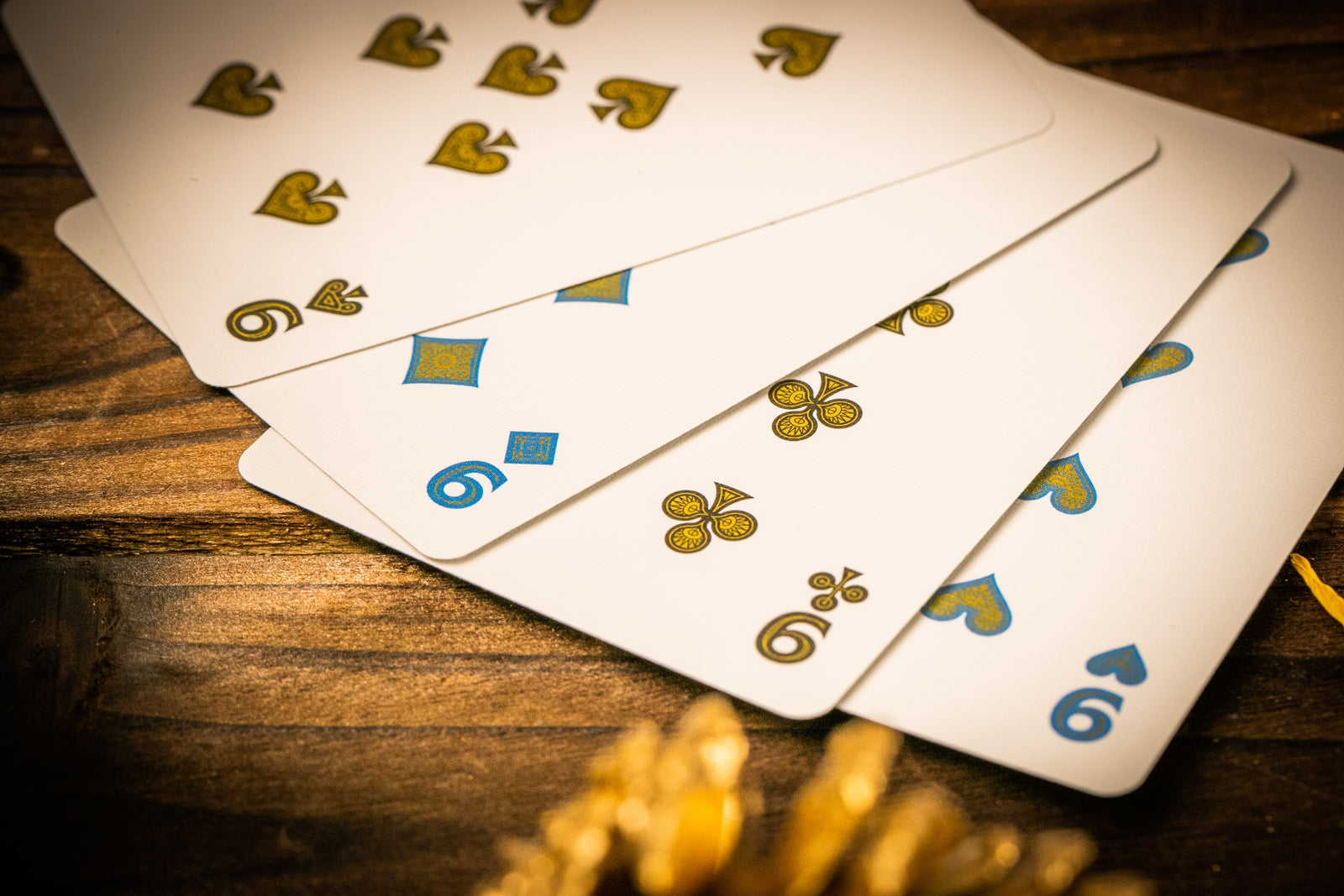 Premium Blue Caesar Playing Cards - Classic Design for Poker, Blackjack & Magic Tricks | Ideal for Game Nights, Casino Parties & Cardistry