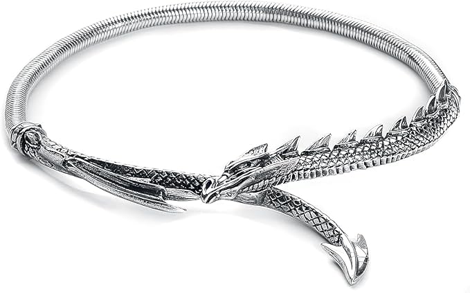 Alchemy of England Dragons Lure Necklace - Sterling Silver Pendant with Dragon Charm | Perfect for Fantasy Lovers, Cosplay & Medieval Renaissance Faire Costume Jewelry