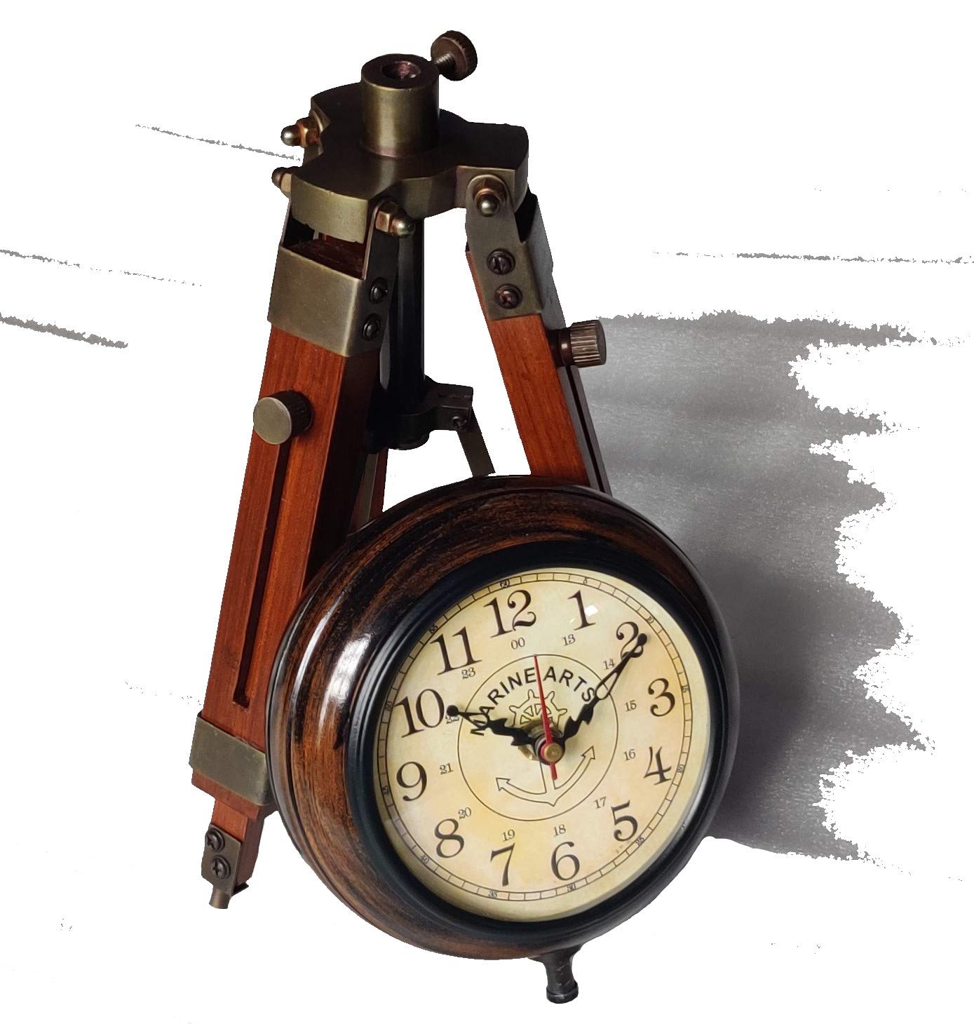 Adjustable Tripod Desk Clock - Modern Digital Alarm Clock with Temperature Display for Office, Living Room & Bedroom | Perfect for Home, Work & Travel Use