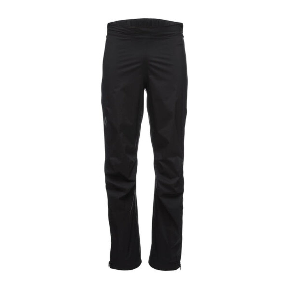 Black Diamond Stormline Stretch Full Zip Rain Pants for Men - Waterproof Hiking & Outdoor Adventure Gear for Camping, Backpacking & Mountain Climbing