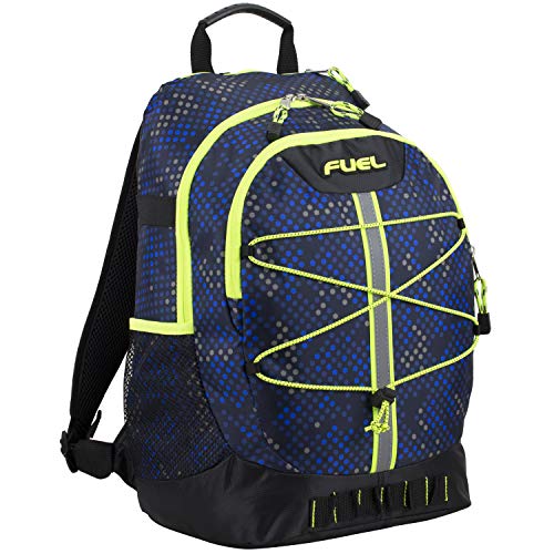 Black/Neon Yellow/Hexagon Print